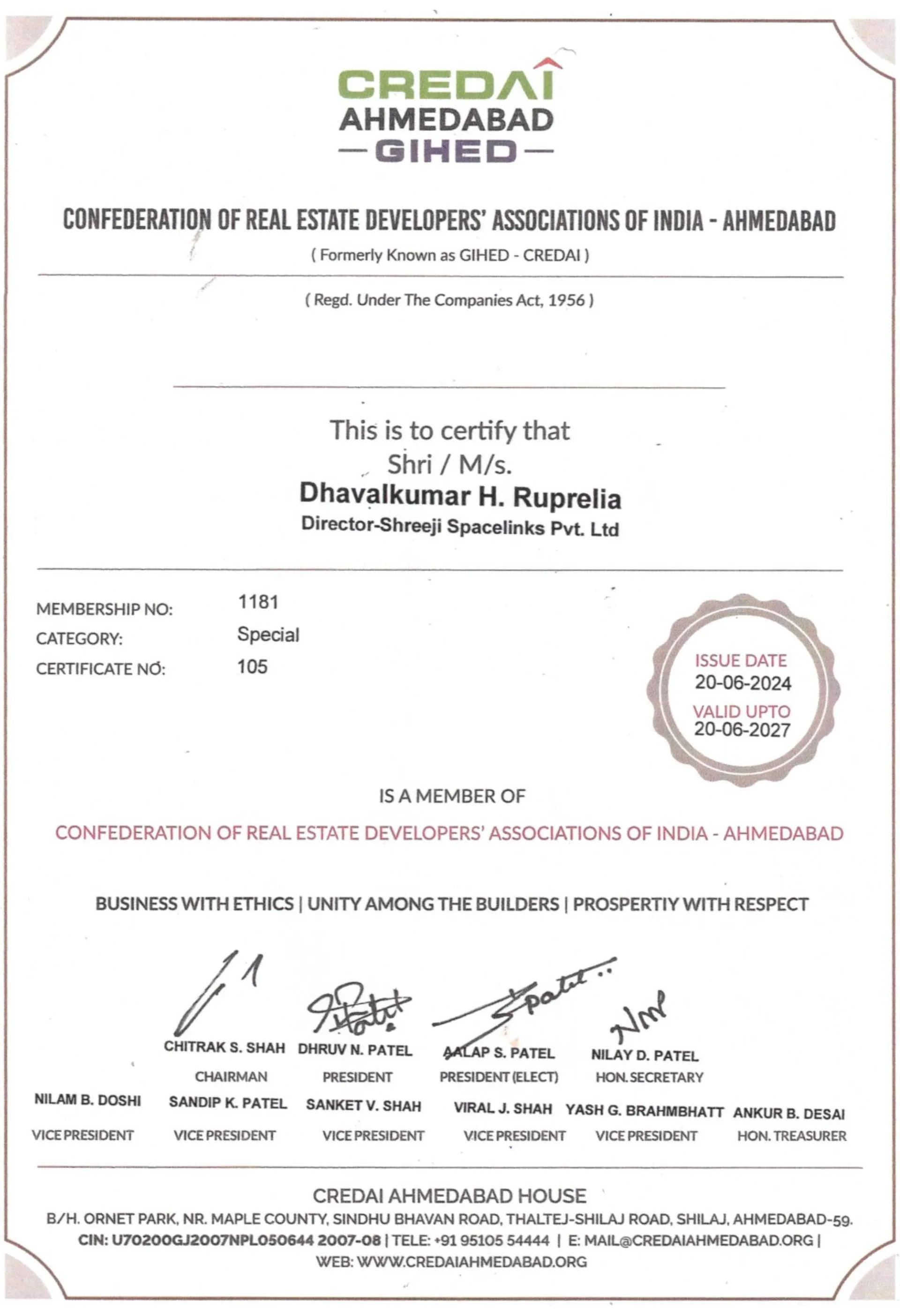 GIHED - CREDAI - AHMEDABAD 