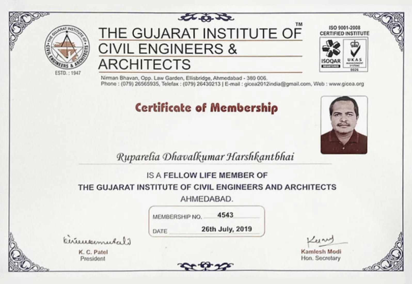 THE GUJARAT INSTITUTE OF CIVIL ENGINEERS & ARCHITECTS